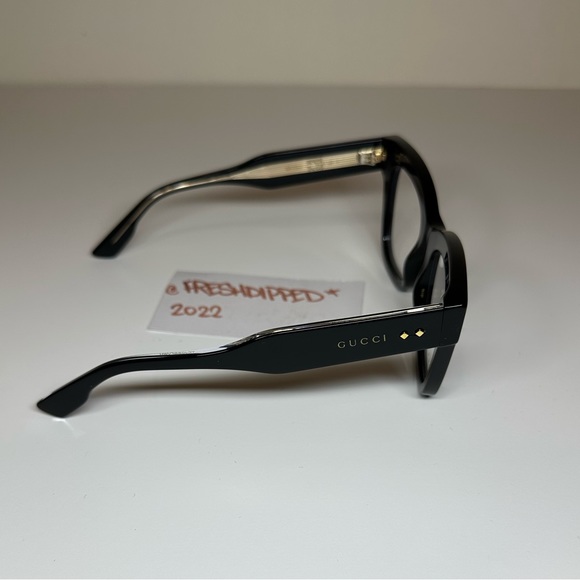 NWT GUCCI WOMENS GLASSES GG10820 BLACK WITH CASE AND LENS CLOTH - Picture 8 of 16